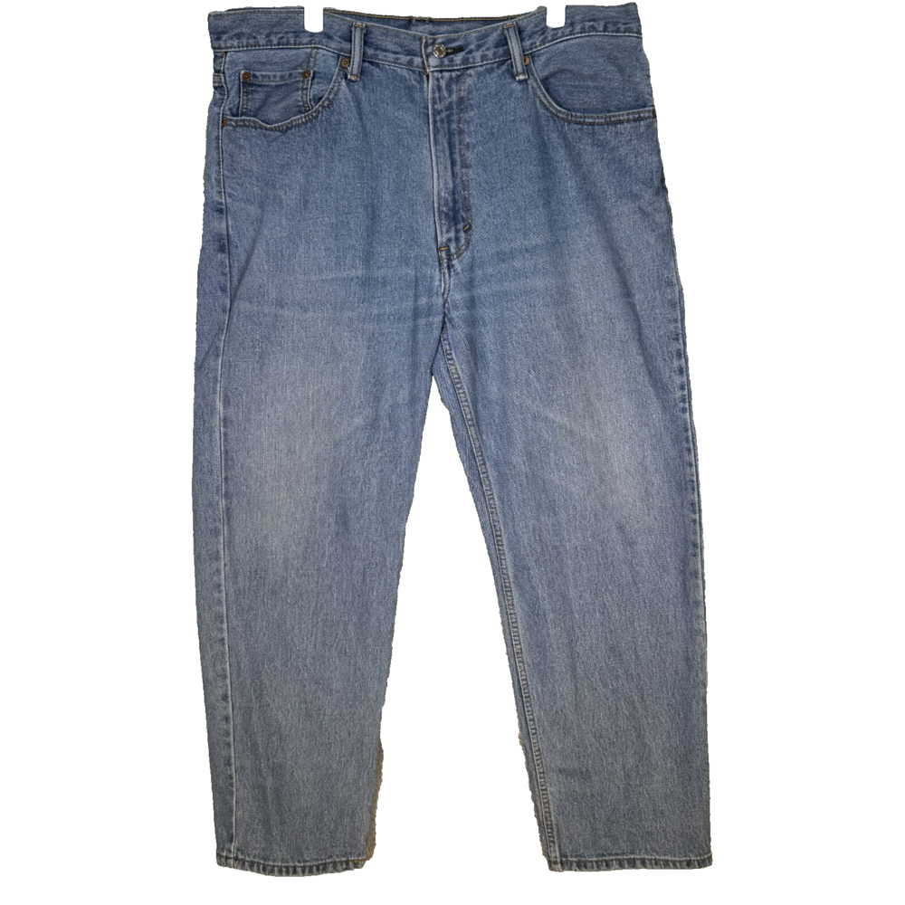 Levi’s 550 Men’s Jeans 38x30 Blue Denim Relaxed Fit Tapered Leg Zip Fly